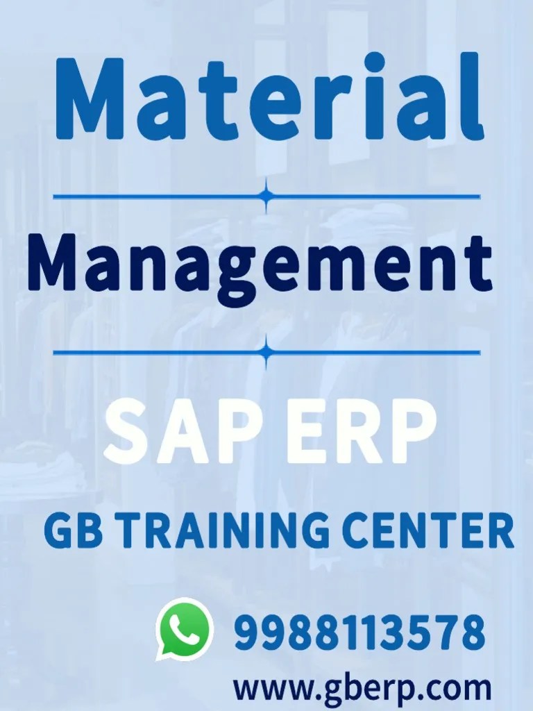 SAP 'MM' Material Management Training Chandigarh PDF