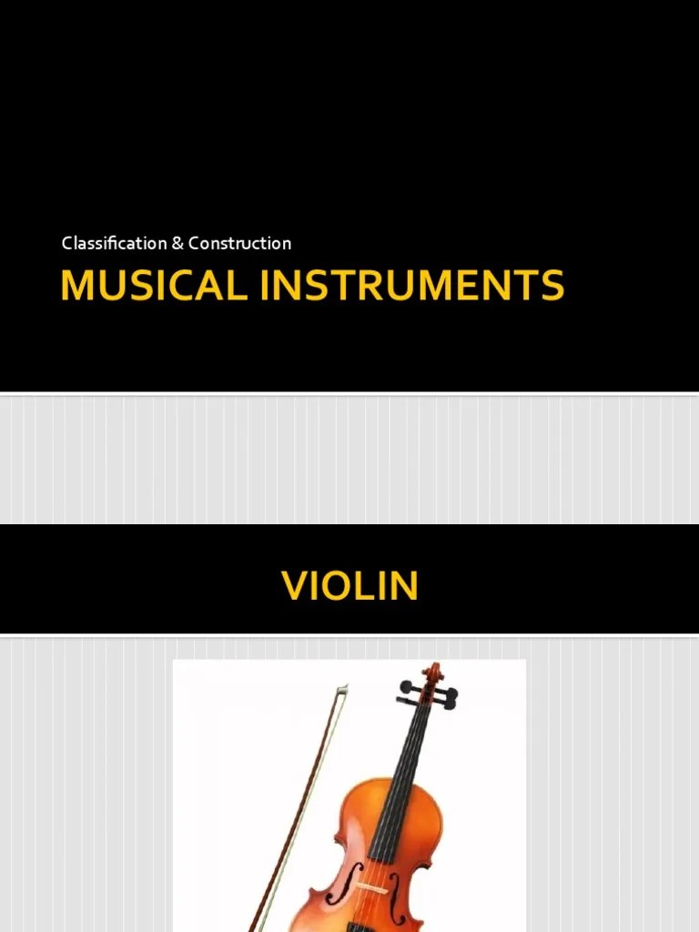 Musical Instruments 2 PDF Violin String Instruments