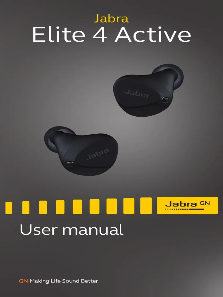 Jabra Elite 4 User Manual - EN - English - RevC | PDF | Battery Charger
