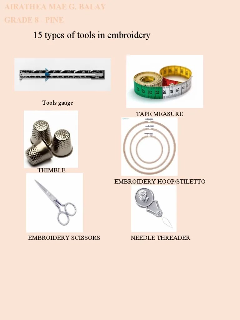 Tle Project Embroidery Tools PDF