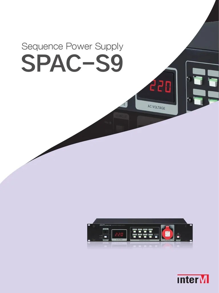 SpacS9 Sequence Power Supply PDF