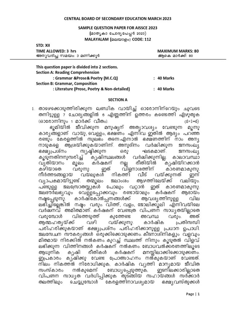 Malayalam PDF