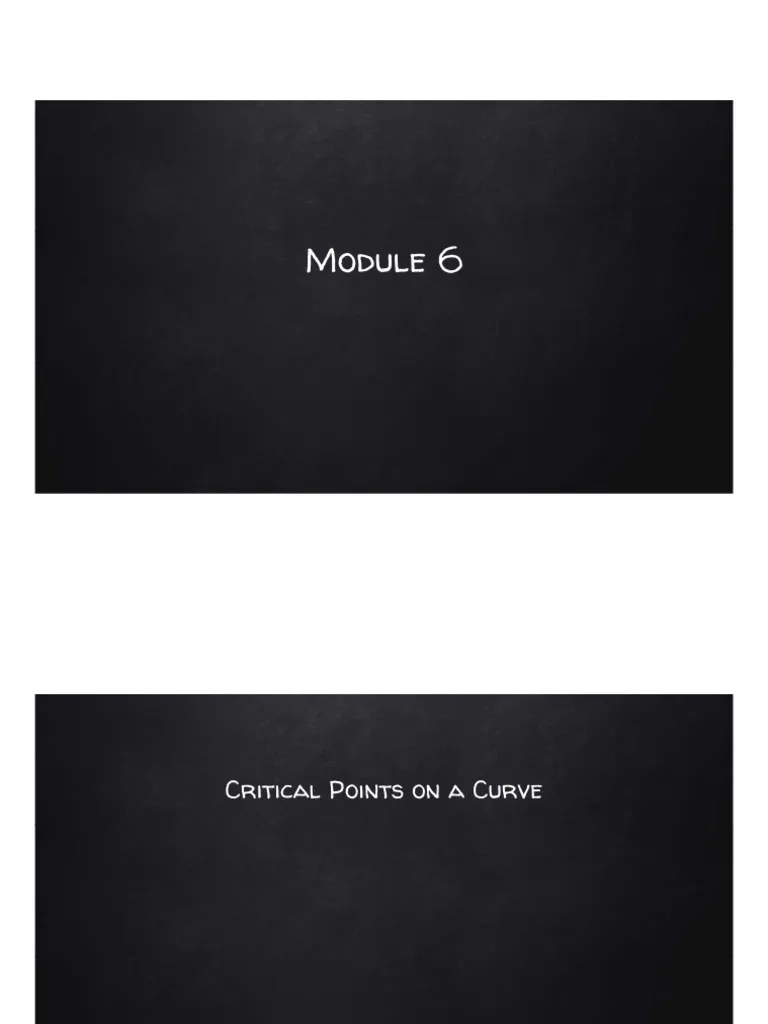 Module 6 PDF Derivative Differential Geometry
