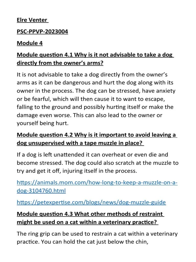 Proper Restraint and Handling Techniques for Various Small Animals and Companion Pets PDF