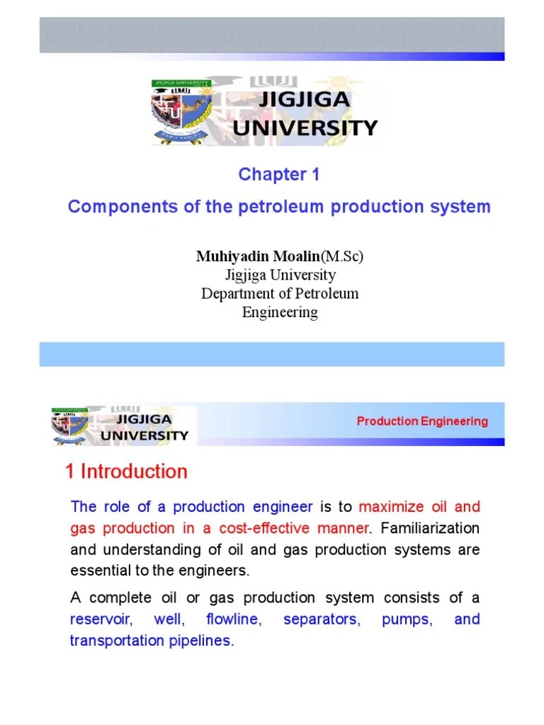 Chapter 1 Components of The Petroleum Prod PDF Petroleum Reservoir
