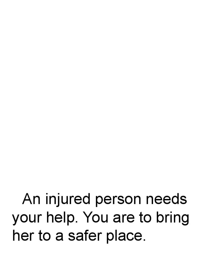 4 Carrying and Transporting An Injured Person PDF