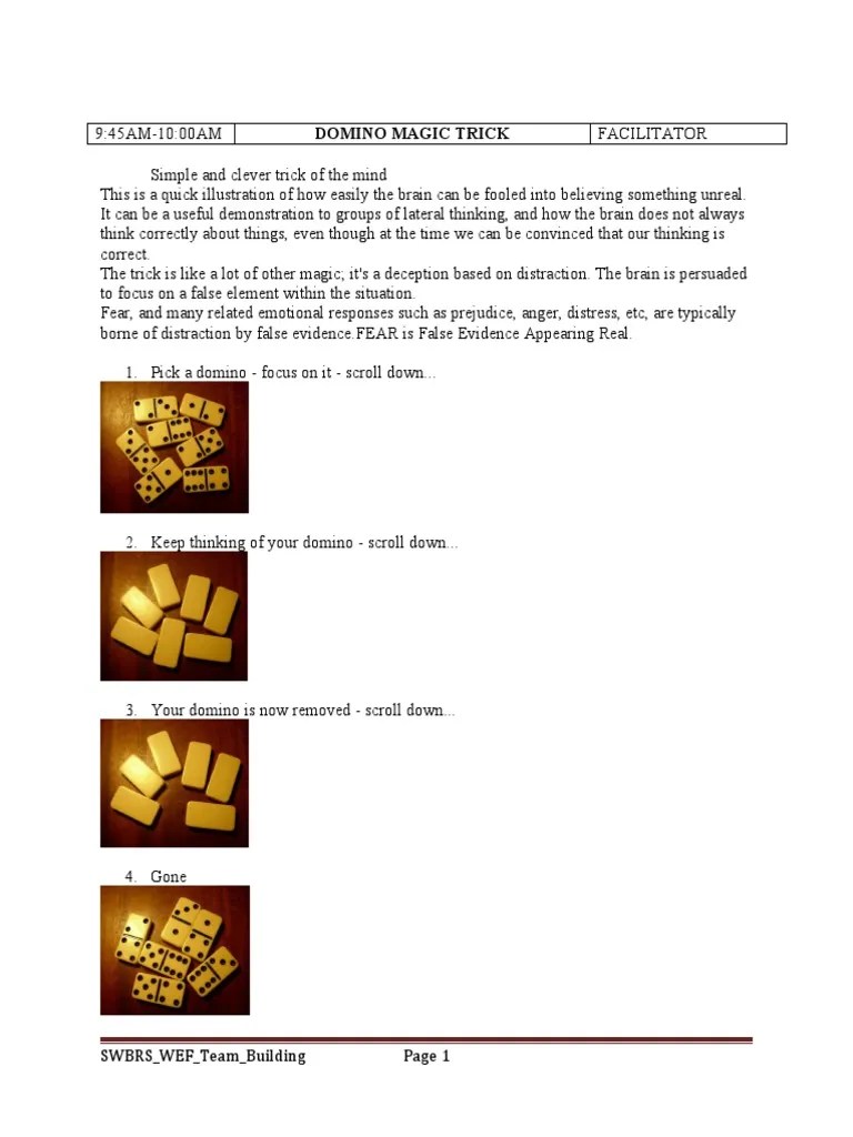 Domino Magic Trick PDF