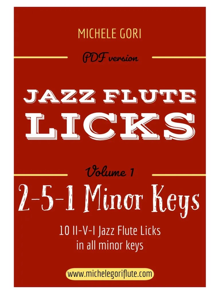 2 5 1 Minor Jazz Flute Licks Demo PDF Private Law Property Law