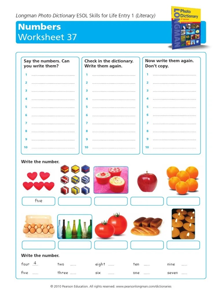 Longman Photo Dictionary 3e Worksheets 37 To 40 PDF