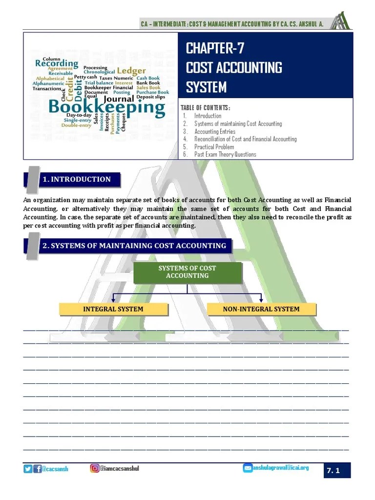 Chapter7 Cost Accounting System PDF