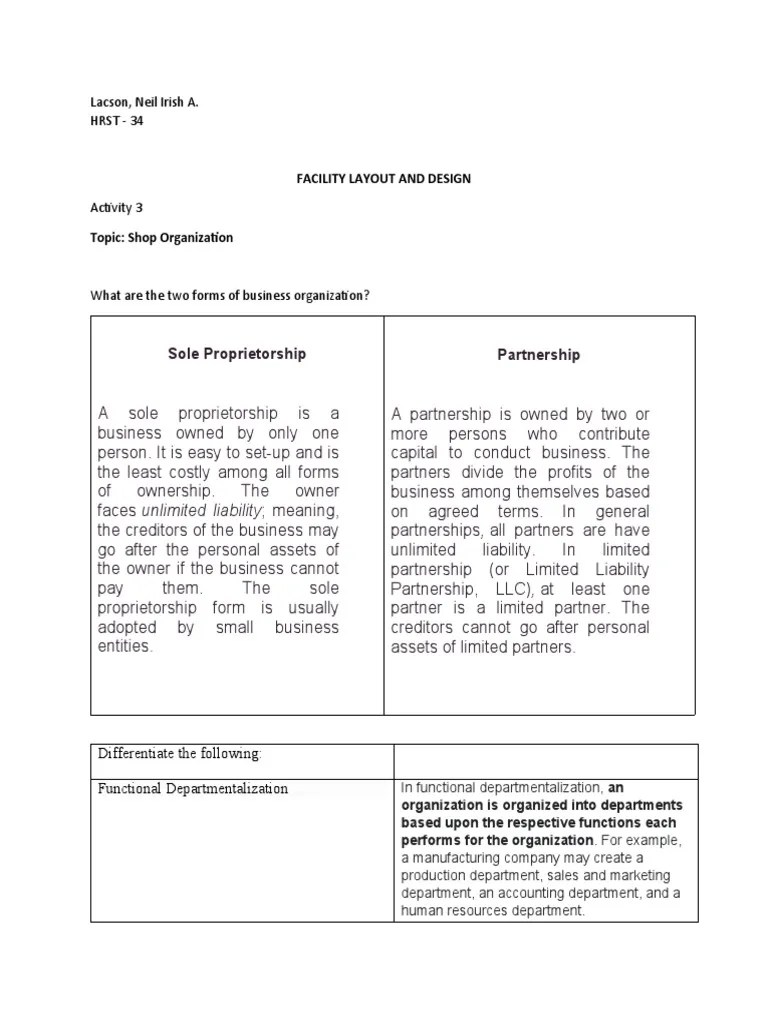 Facility Layout and Design | PDF