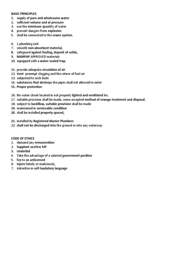 Plumbing Code PDF Plumbing Pipe (Fluid Conveyance)
