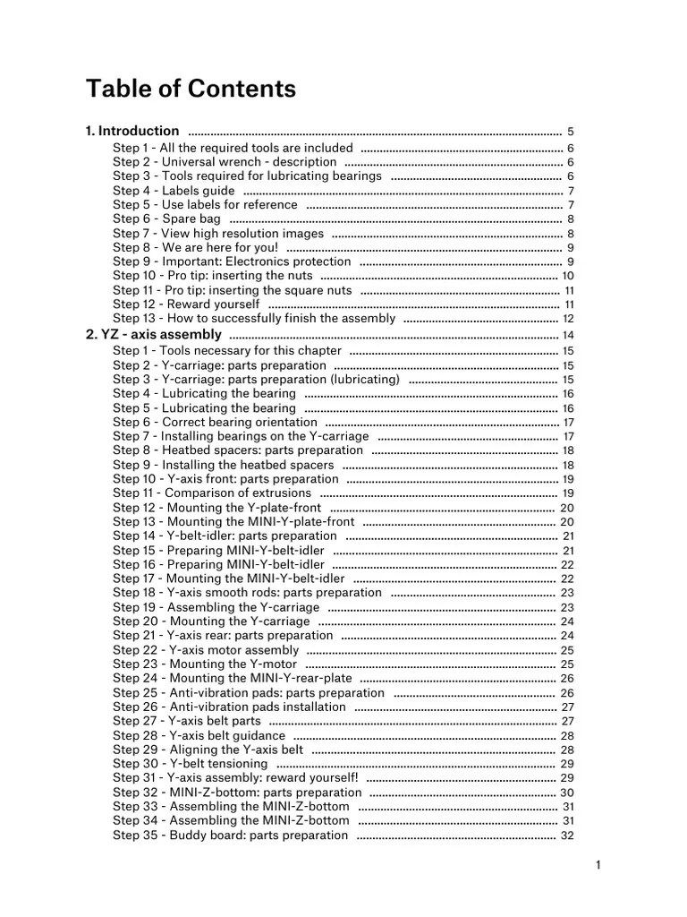 Manual PrusaMiniKitAssembly 1215 en 20210213 PDF Bearing