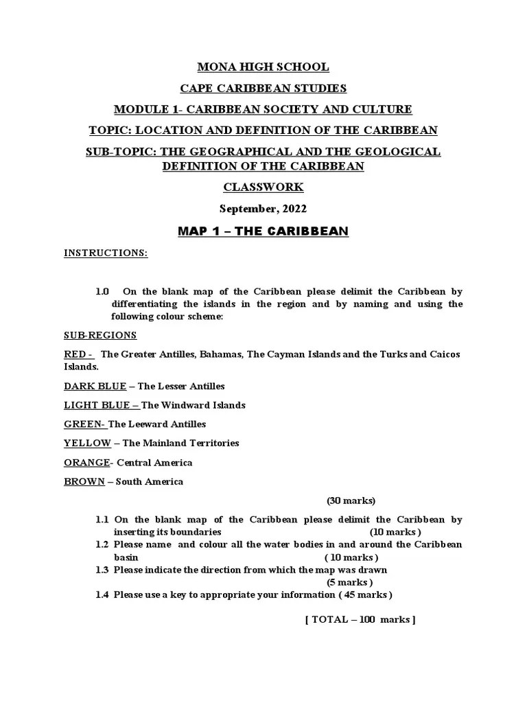 Mona High School CS Maps 1&2 PDF