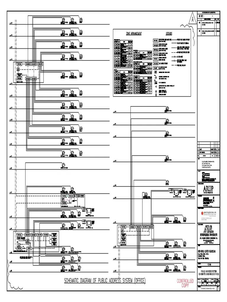 H3 Office NWCH3 H3 ELV 1005 Public Address System Schematic