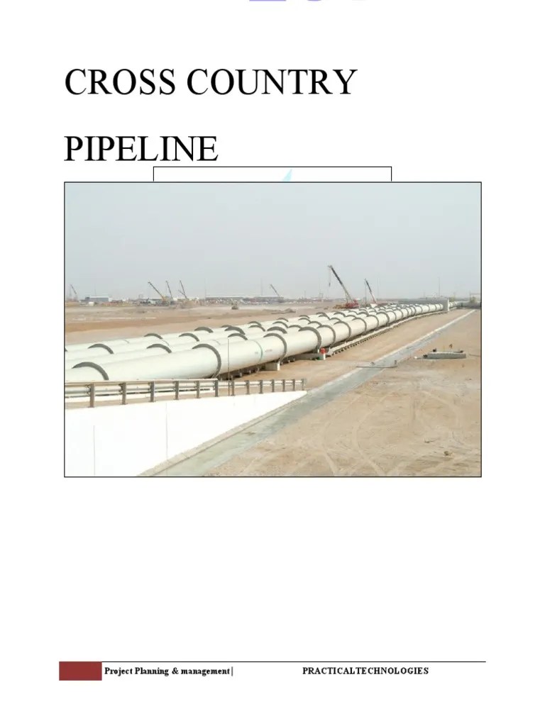 1Cross Country Pipeline PDF Pipe (Fluid Conveyance) Industrial