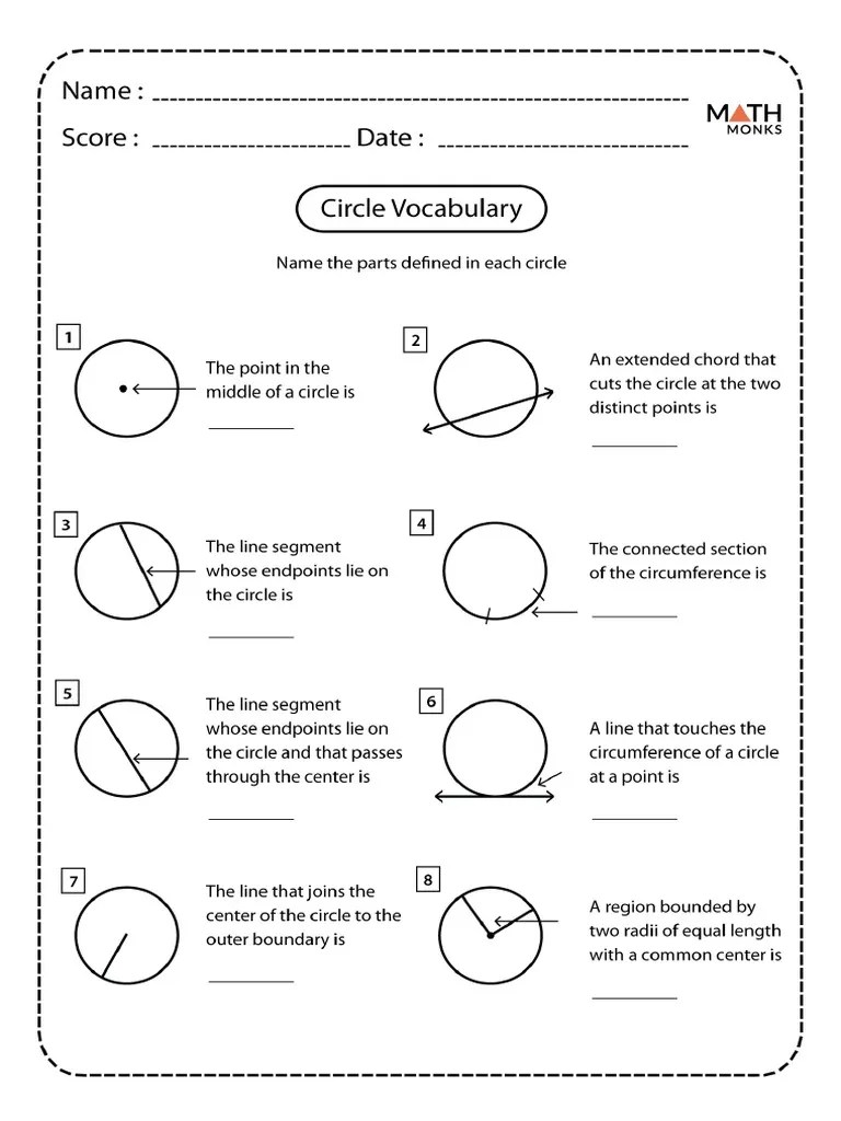 Circle-Vocabulary-Worksheet.pdf | PDF