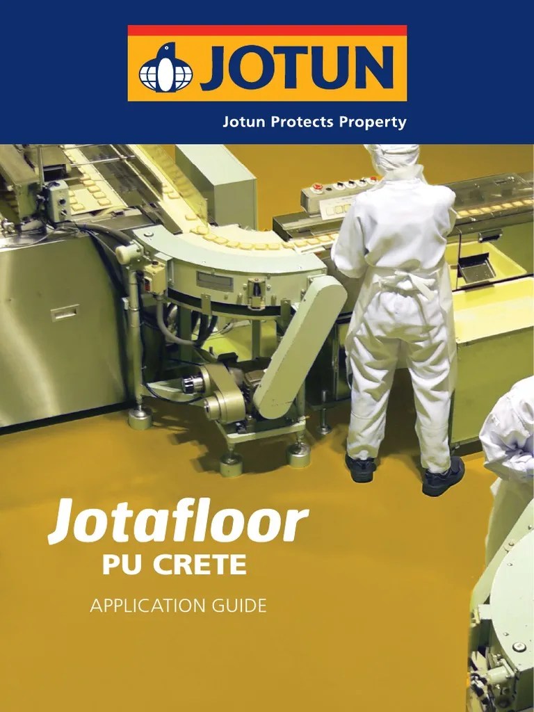 Application Guide Jotafloor PU Crete PDF Humidity Concrete