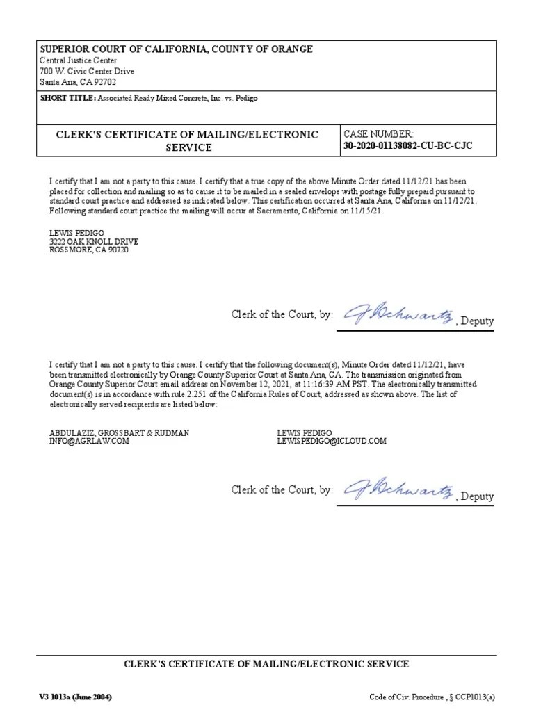 Vacated PDF Default Judgment Legal Concepts
