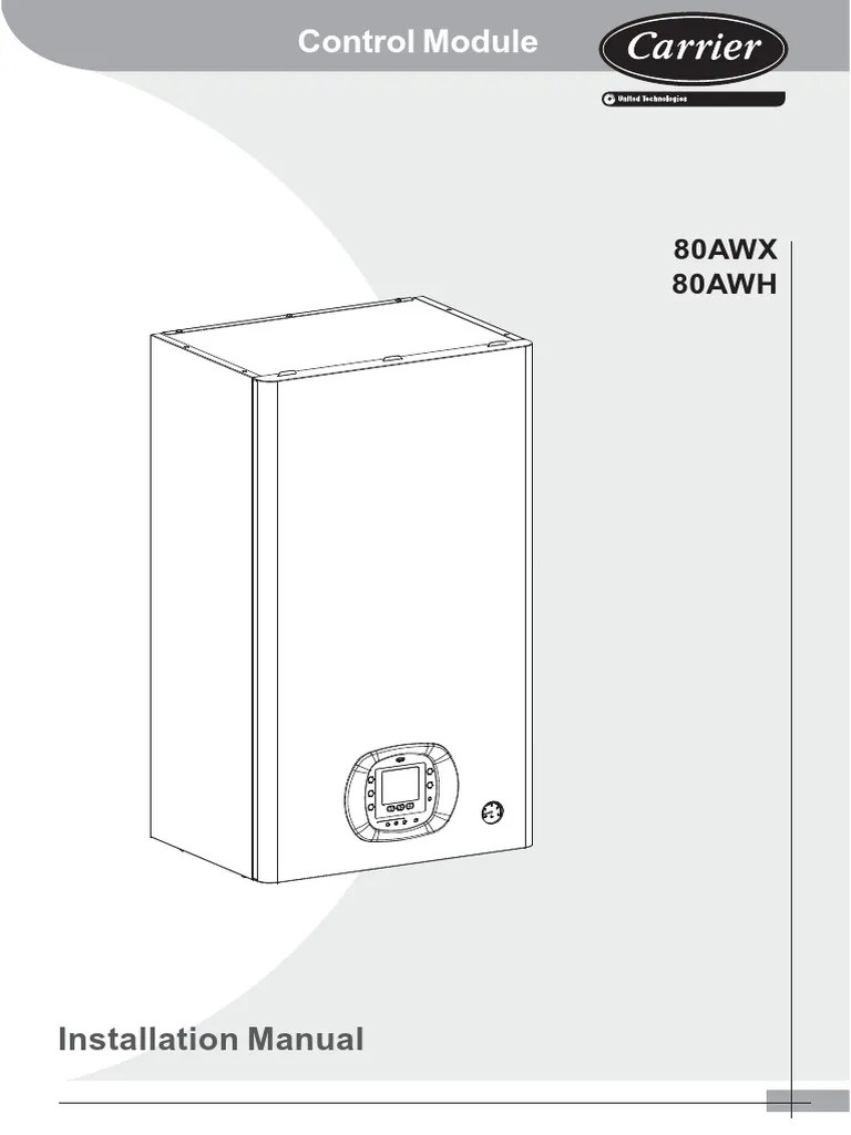 Carrier XP 80AW-Installation Manual | Download Free PDF | Thermostat