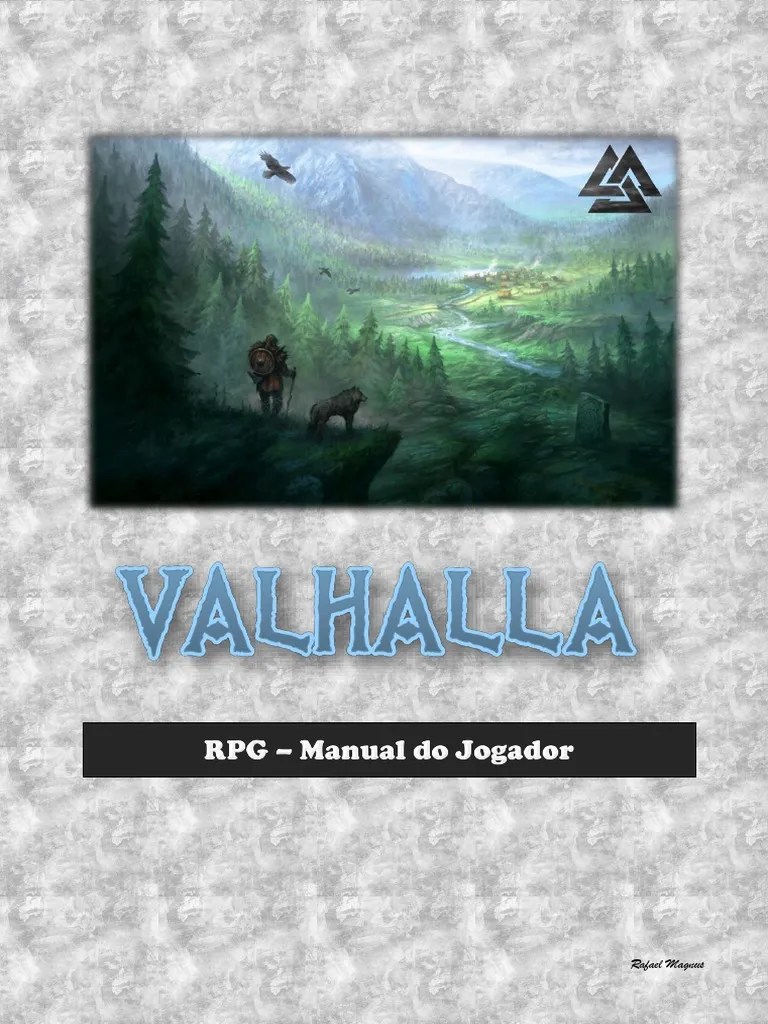 O Mundo de Valhalla Uma Introdução ao RPG Baseado na Mitologia Nórdica PDF Jogos de RPG