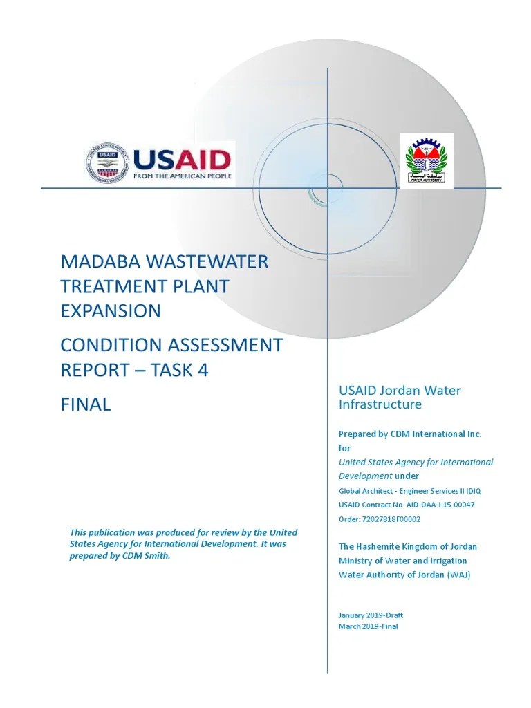 Water Infrastructure Development in Jordan A Draft Report on Plans and