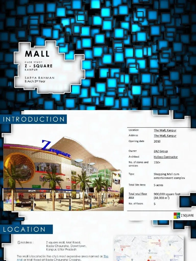 Case Study Z Square Mall Kanpur PDF