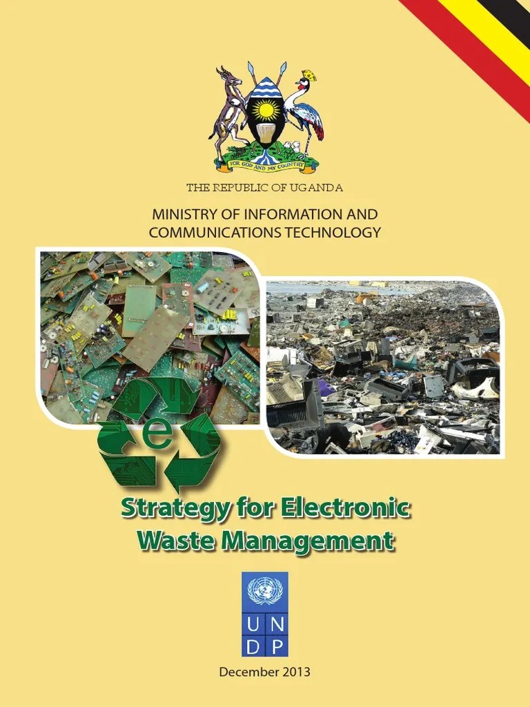Strategy For E Waste Management PDF Electronic Waste Waste Management