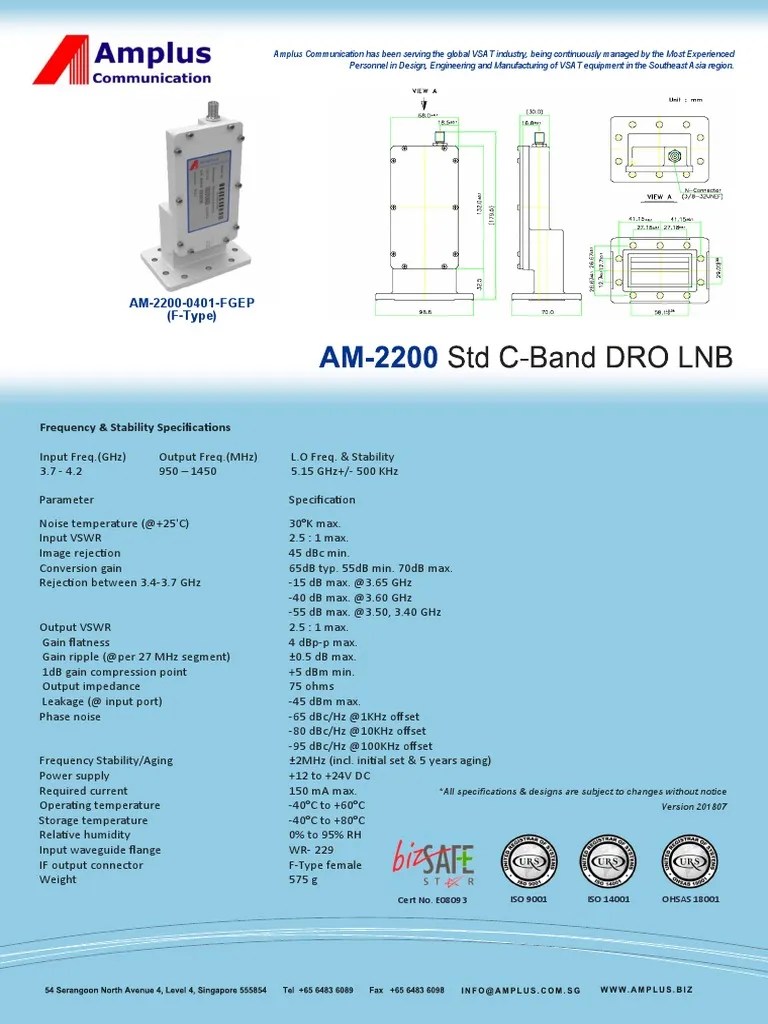 C-Band LNB | PDF