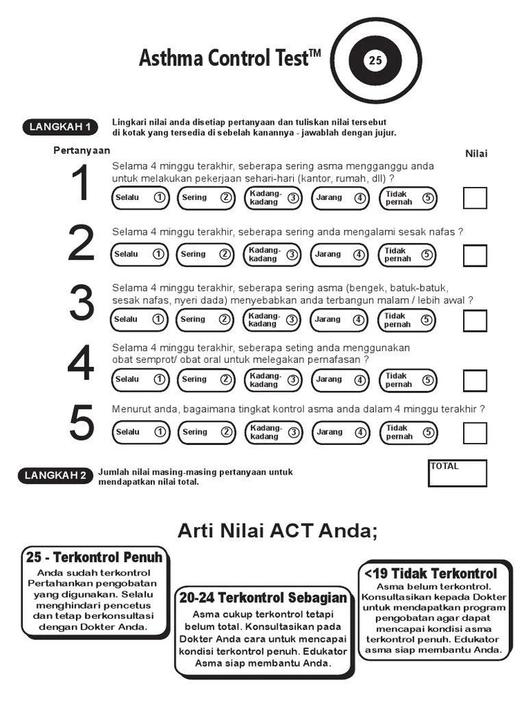 Asthma Control Test PDF