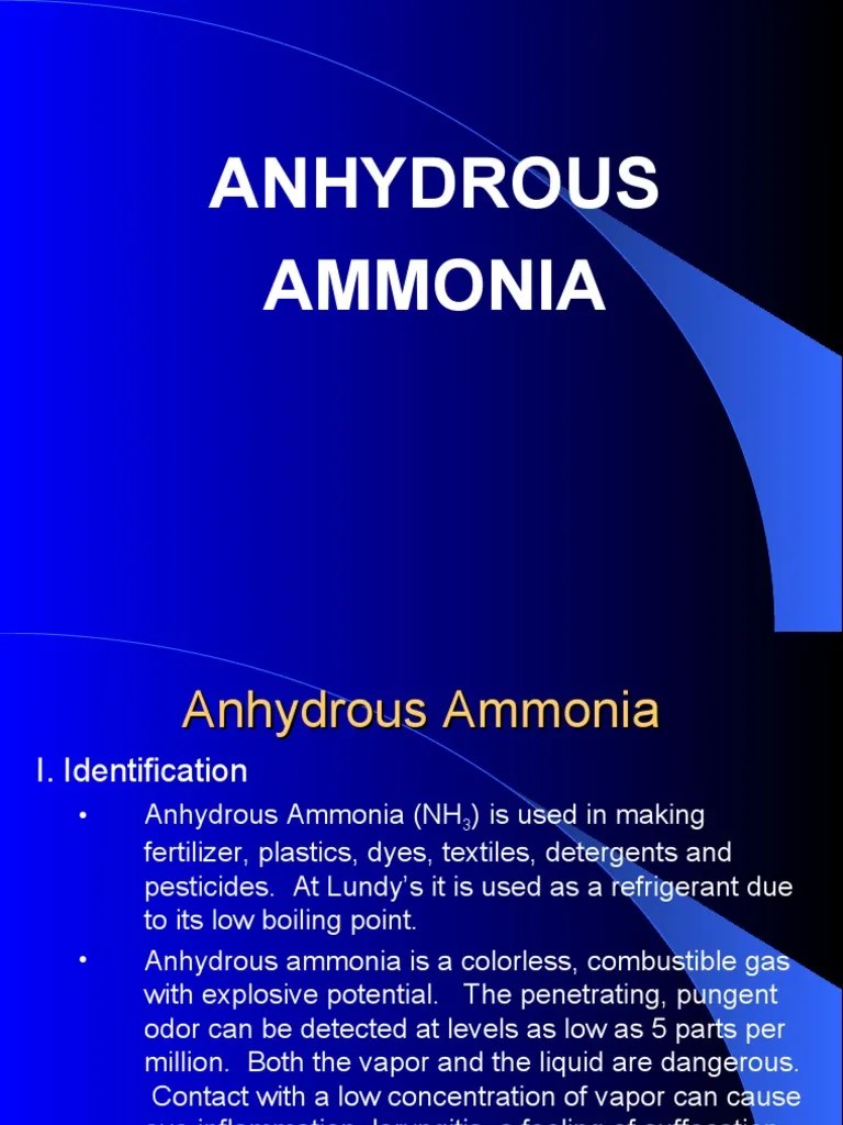 A Comprehensive Guide to the Hazards and Safe Handling of Anhydrous
