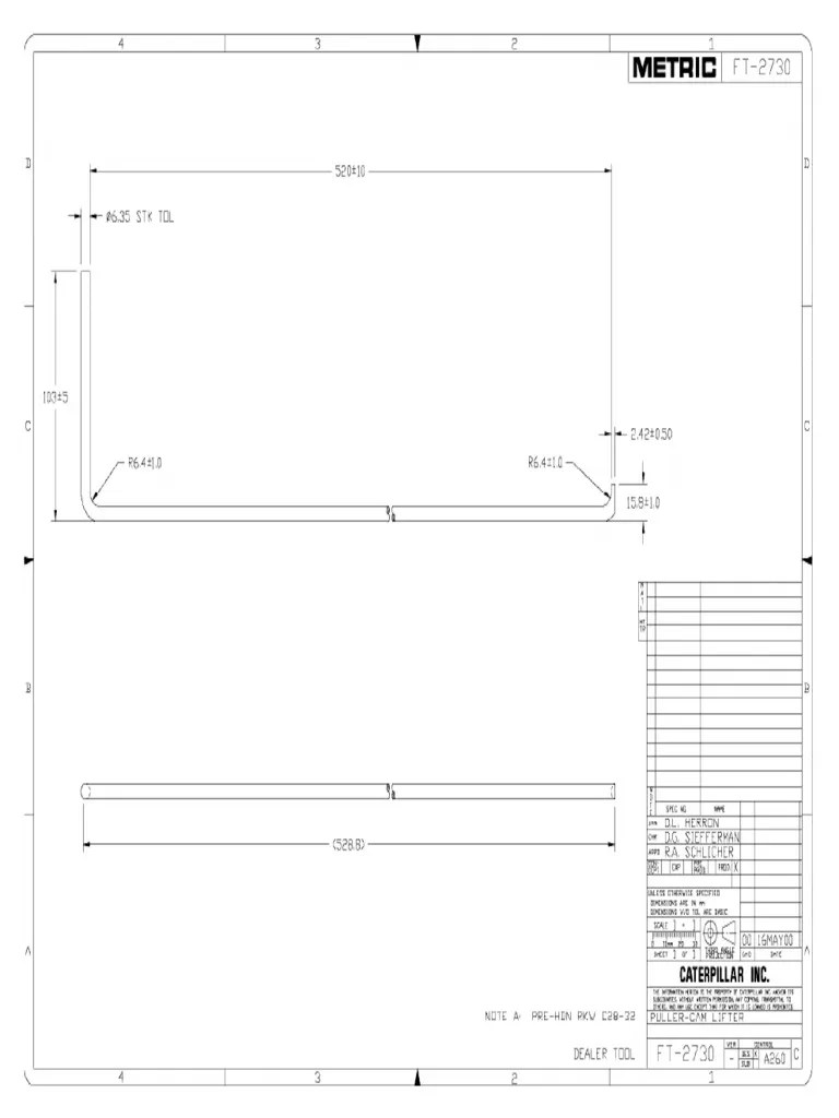 FT273000 Cam Lifter Puller PDF