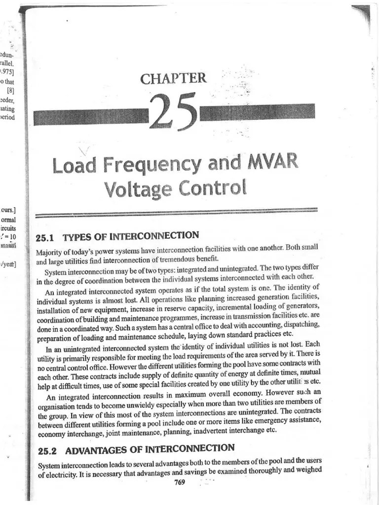 B R Gupta Load Frequency Control PDF