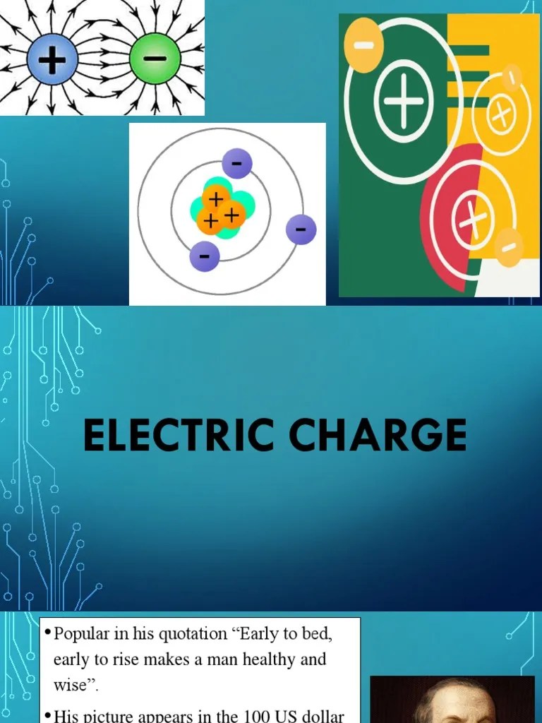 Electric Charge PDF Electric Charge Electron