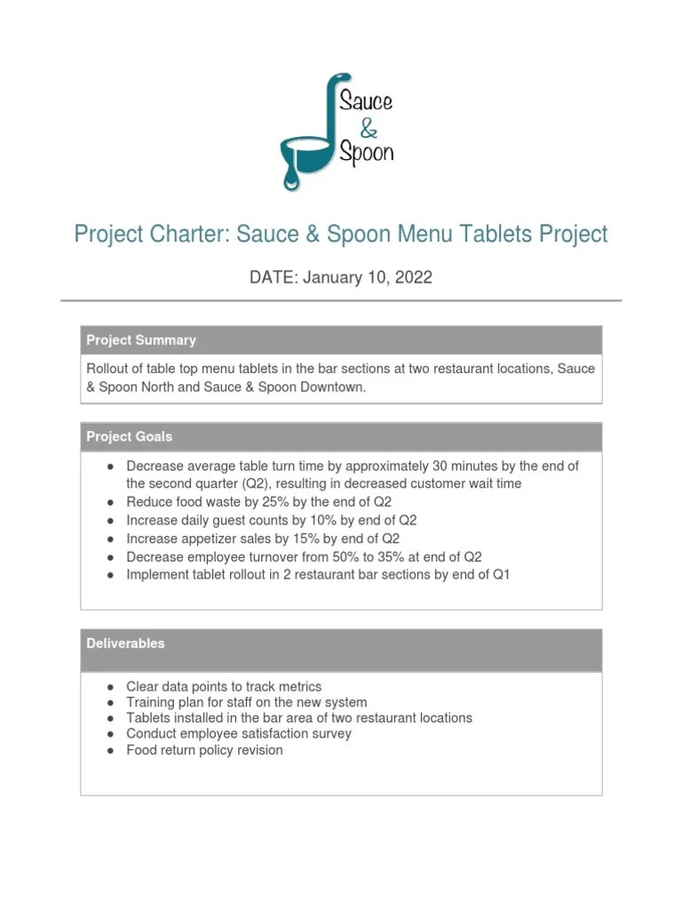 Capstone Project Charter PDF