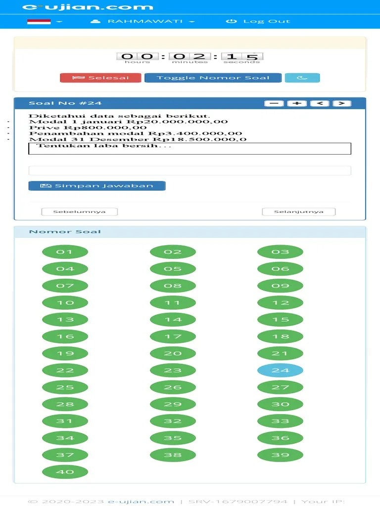 Dashboard Peserta Ujian 3 PDF