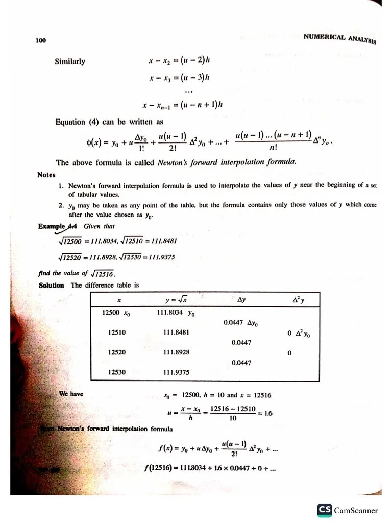 Numerical Analysis PDF