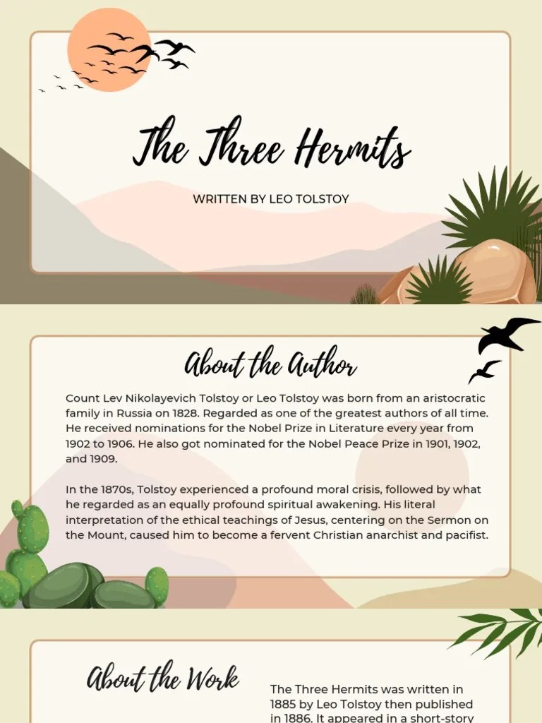 The Three Hermits Written by Leo Tolstoy PDF Leo Tolstoy