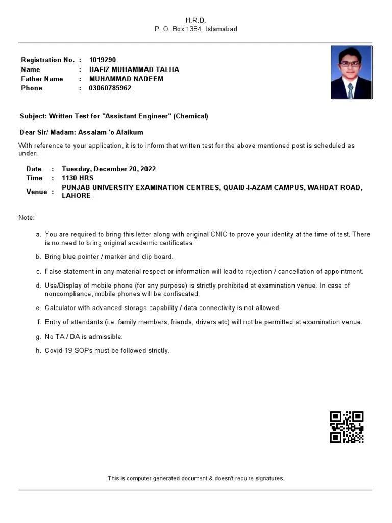 This Is Computer Generated Document & Doesn't Require Signatures PDF