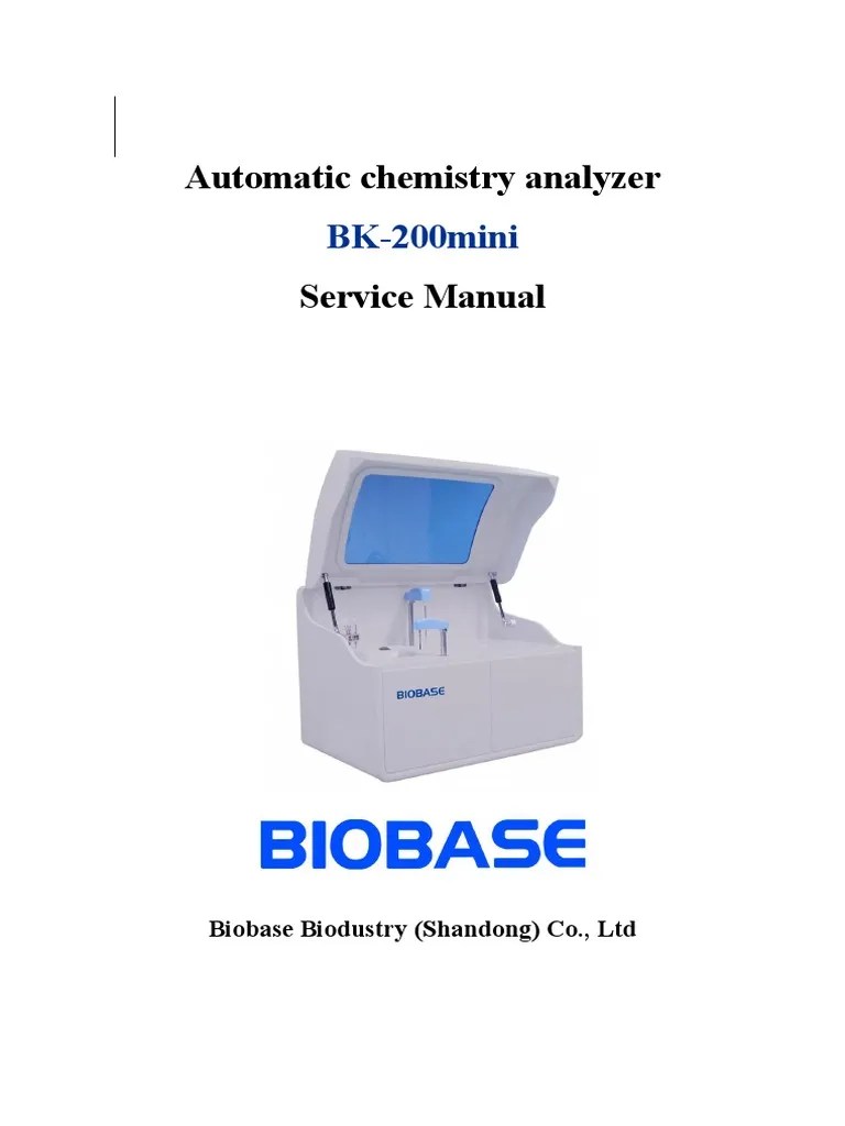 English BK-200mini - Service Manual - 2020.02.10 - WZH | PDF | Waste