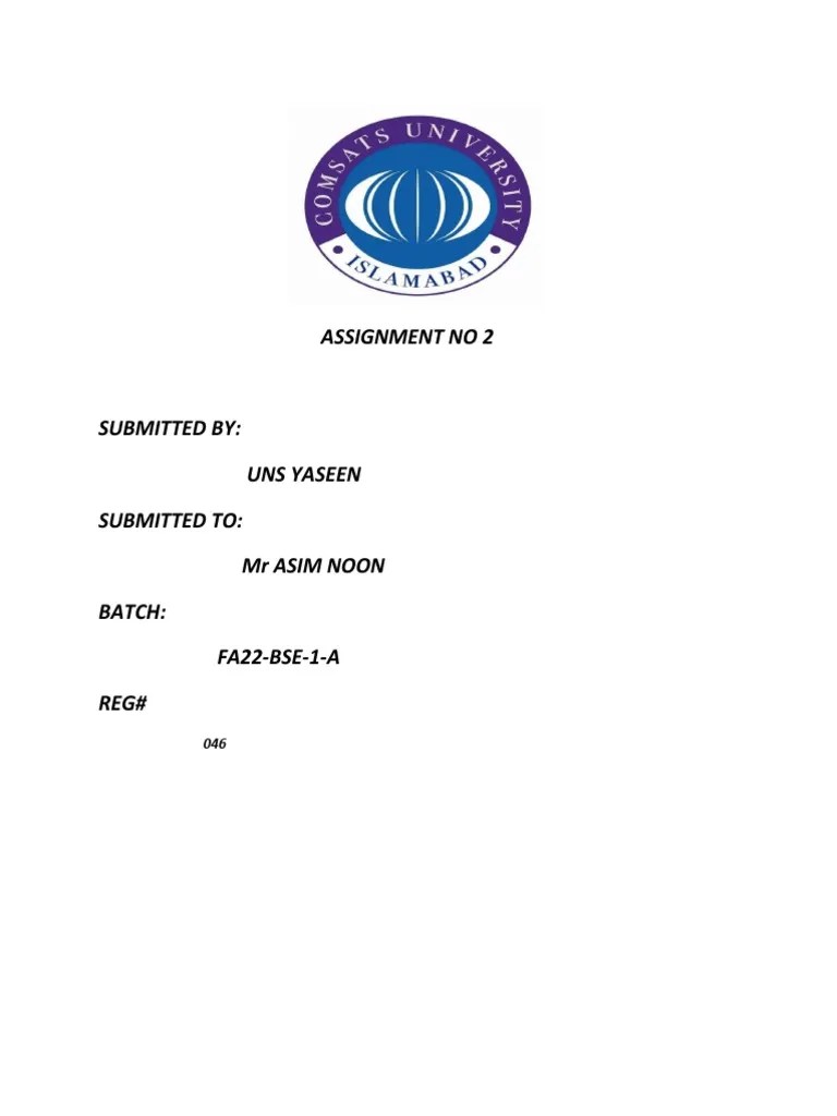 Lab Assignment No.02 PDF