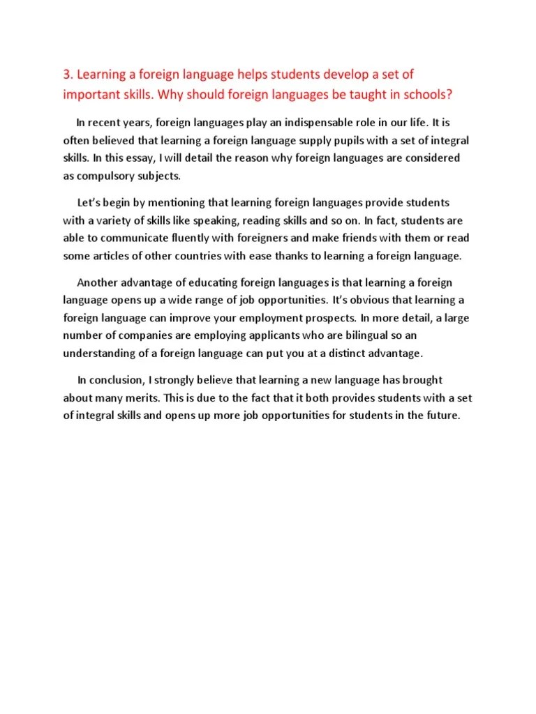 Learning A Foreign Language PDF