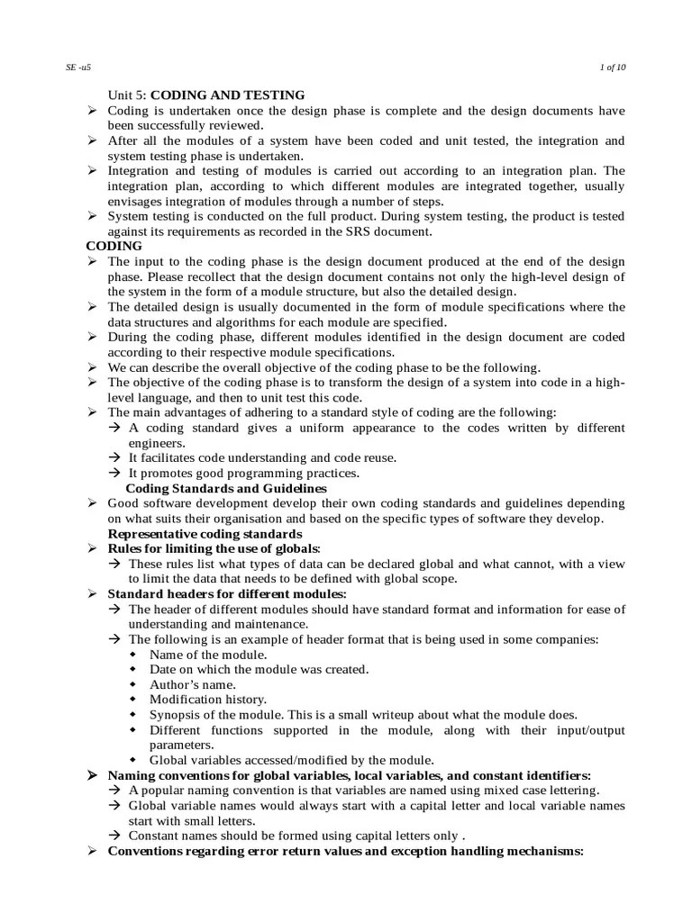 Coding Standards and Guidelines for High Quality Code Documentation