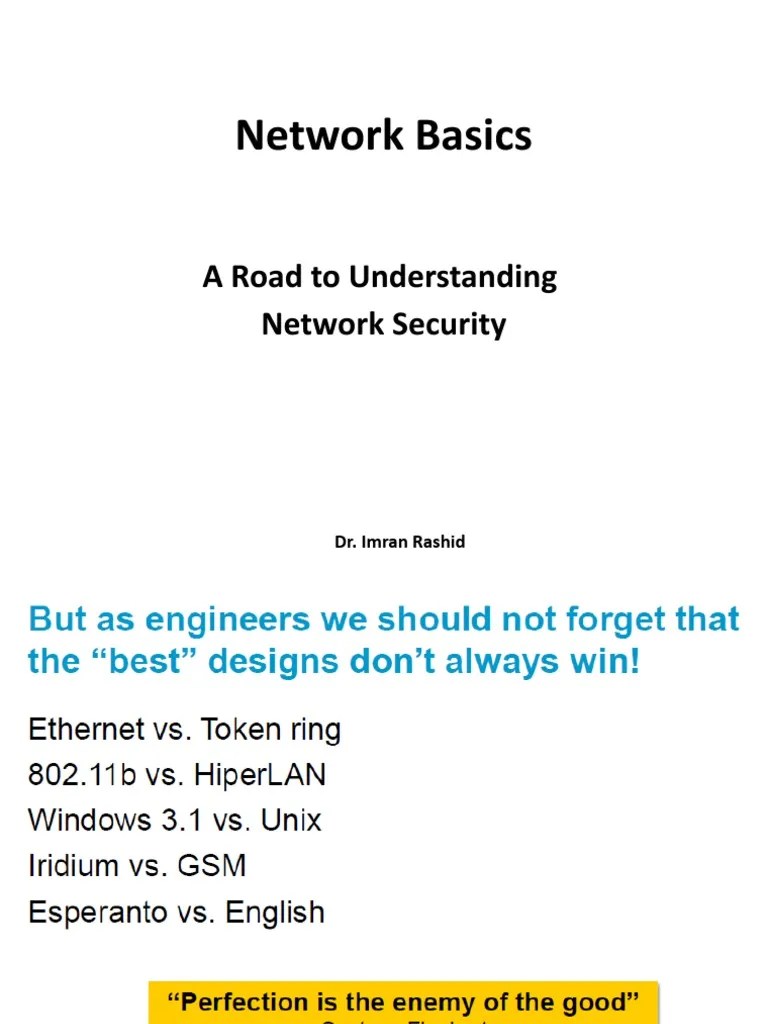 Network Basics A Road To Understanding Network Security PDF Ip Address Transmission