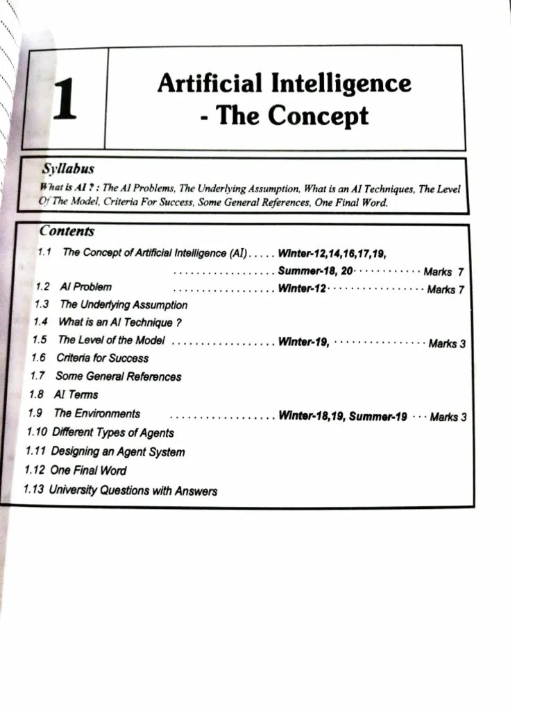 AI Technical Book (3161608) PDF Intelligence (AI) & Semantics