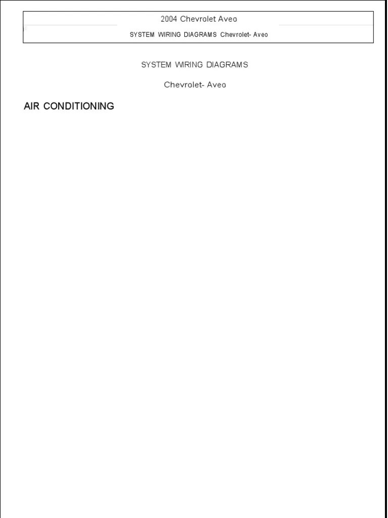 Diagramas Elec. Aveo 2005 | PDF | Vehicles | General Motors Vehicles