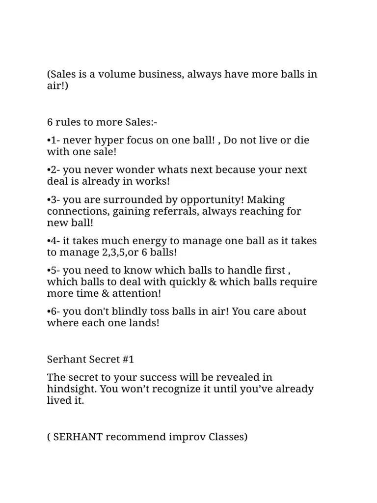 Notes Sell It Like Serhant PDF Sales