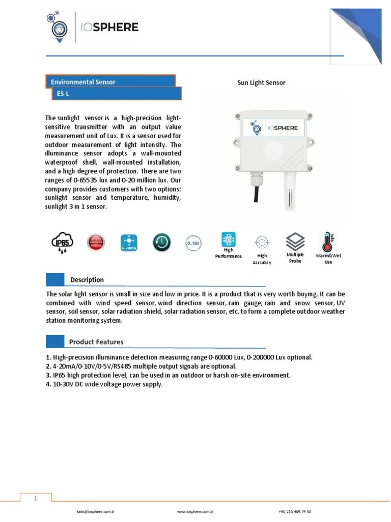 Sun Light Sensor 1 | PDF | Sensor | Power Supply