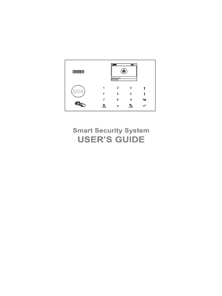 CP G30 34 Home Security System User Guide PDF