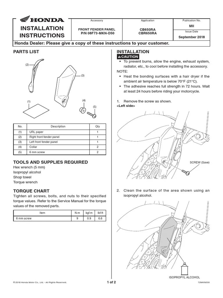 Installation Instructions PDF Screw Adhesive